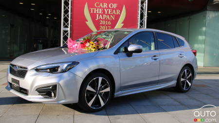 The new 2017 Subaru Impreza named 2017 Car of the Year in Japan !