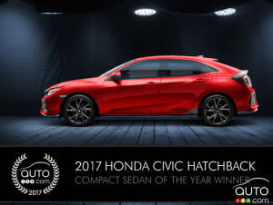 2017 Honda Civic Hatchback wins Auto123.com award; is the Type R there yet?