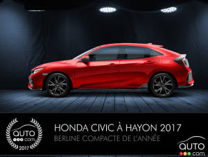 La Honda Civic Hatchback 2017 primée par Auto123.com; à quand la Type R?