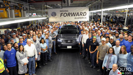 Le Volkswagen Atlas 2018 entre en production au Tennessee