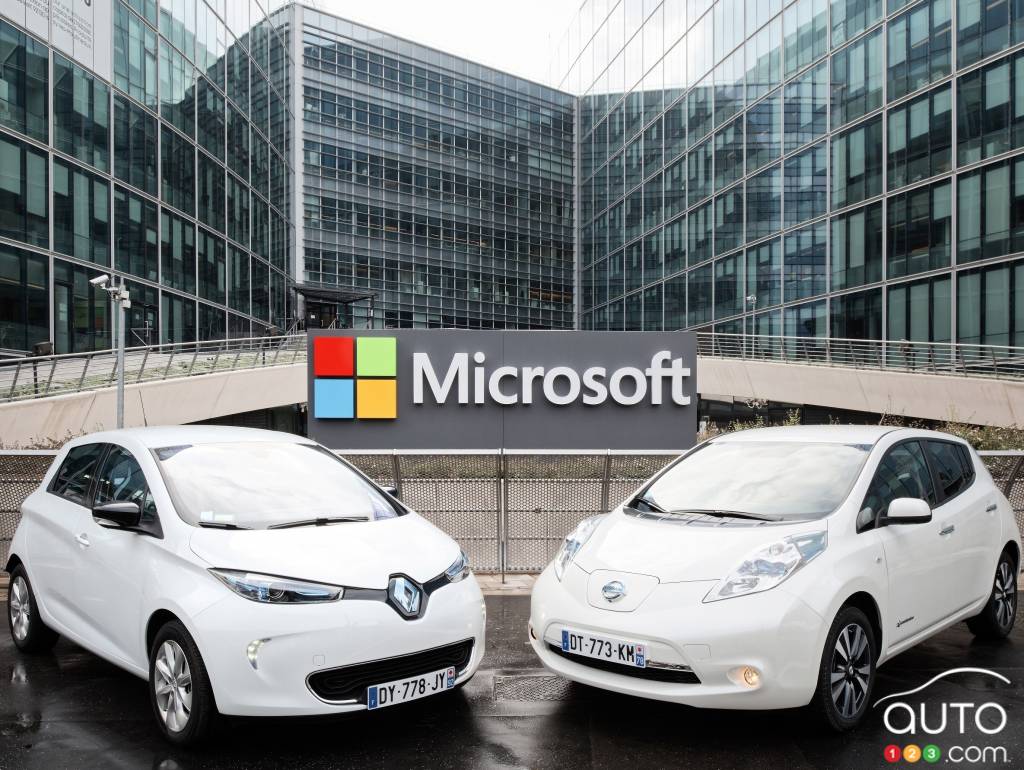 The Renault ZOE and the Nissan LEAF