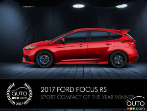 Ford Focus RS, Auto123.com's Sport Compact of the Year, and Ford Europe's Snowkhana 5 (video)