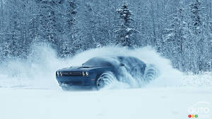 Watch the Dodge Challenger GT with AWD have fun in the snow (video)
