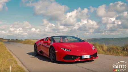 La Lamborghini Huracán Spyder sur l’île de Sylt vous éblouira (vidéo)