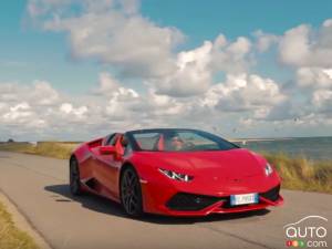 La Lamborghini Huracán Spyder sur l’île de Sylt vous éblouira (vidéo)