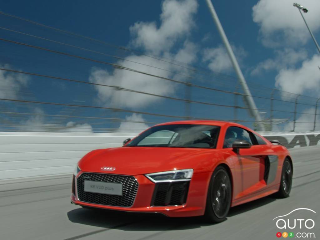 La Audi R8 V10 plus 2017
