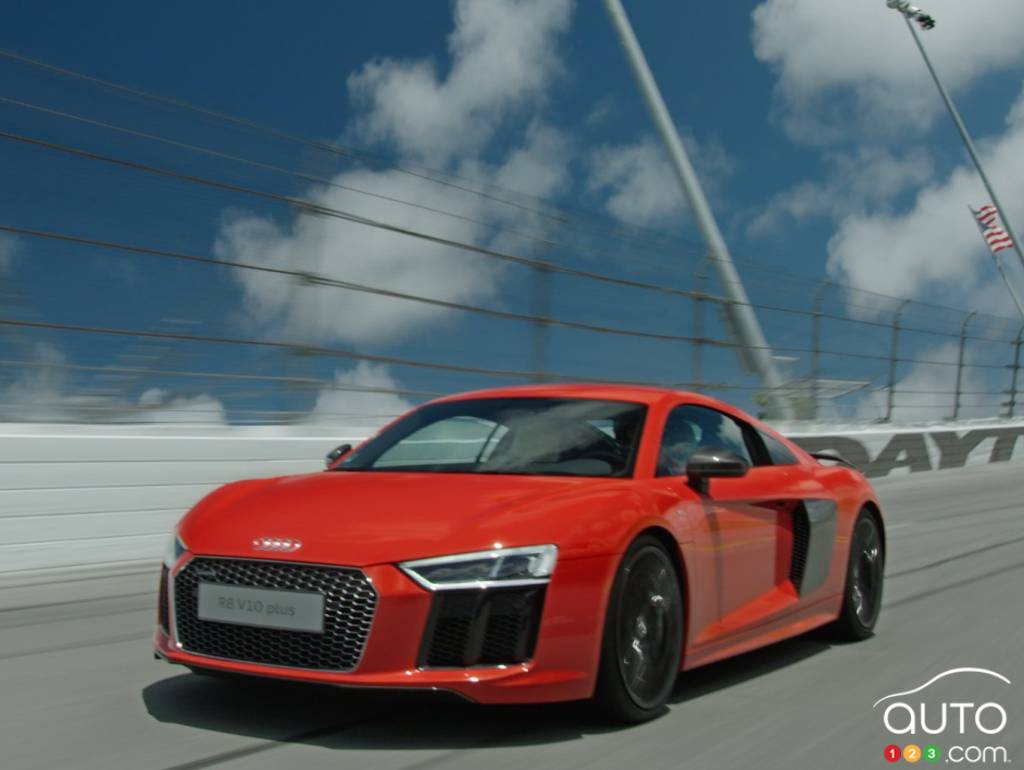 La Audi R8 V10 plus 2017