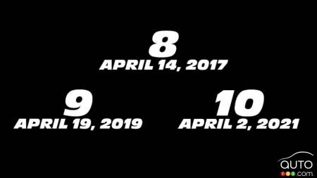 Rapides et Dangereux 9 et 10 : les dates de sortie sont connues