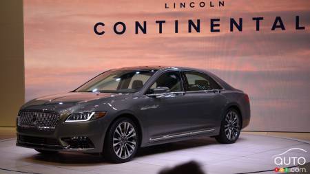La Lincoln Continental 2017 s'amène au Salon de Toronto