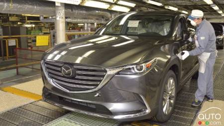 2016 Mazda CX-9 production has started in Japan