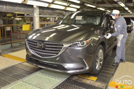 2016 Mazda CX-9 production has started in Japan
