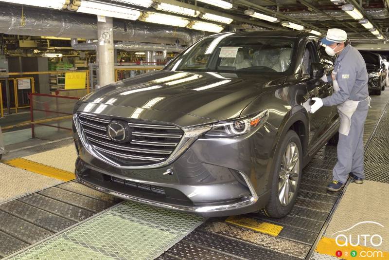 Coup d’envoi à la production du Mazda CX-9 2016