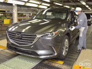 Coup d’envoi à la production du Mazda CX-9 2016