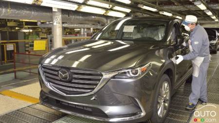 Coup d’envoi à la production du Mazda CX-9 2016