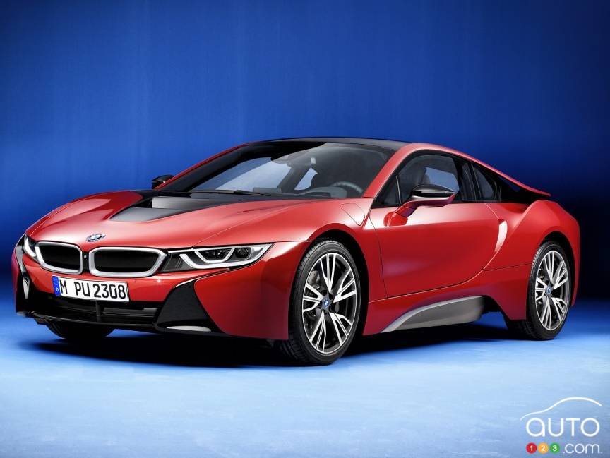 LA BMW i8 Protonic Red Edition