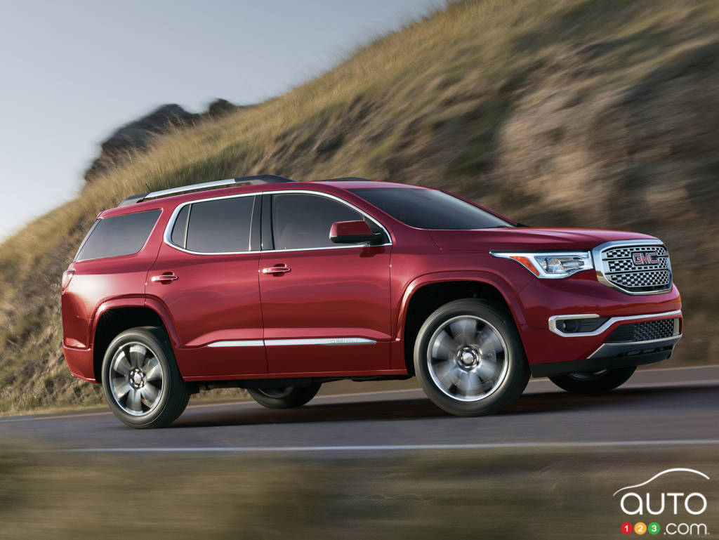Le GMC Acadia 2017 (modèle Denali)