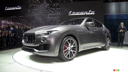 Maserati Levante now officially introduced in Geneva
