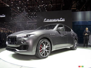 Le Maserati Levante fait ses débuts au Salon de l’auto de Genève