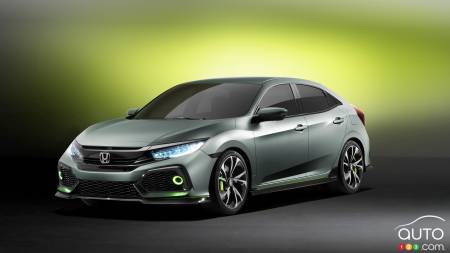 Genève 2016 : le prototype Honda Civic Hatchback a fait ses débuts
