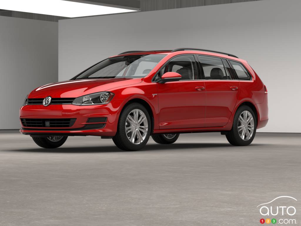 The new Volkswagen Golf Sportwagon