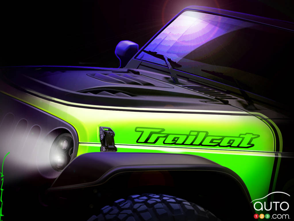 Le concept Jeep Wranglaer "Trailcat"