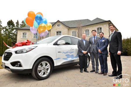 Un premier Hyundai Tucson à pile à combustible débarque en Ontario