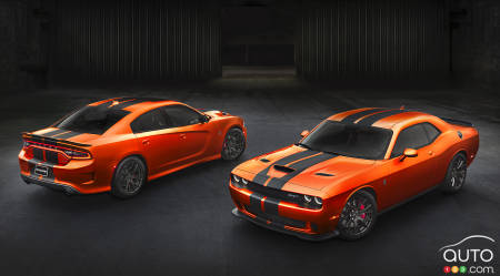 Les Dodge Charger et Challenger célèbrent le retour de la teinte Go Mango