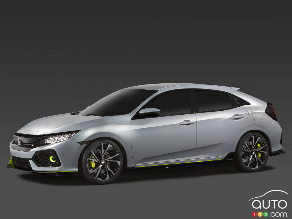 Le concept Honda Civic Hatchback 2017