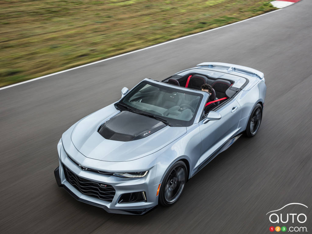 The new 2017 Chevy Camaro ZL1 Convertible