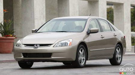 11 602 Honda Accord rappelées pour un module de coussin gonflable