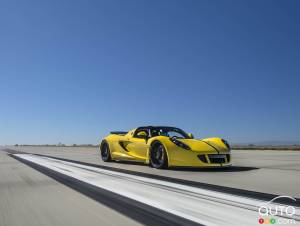 La Hennessey Venom GT Spyder établit un record de vitesse à 427,4 km/h
