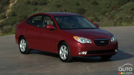 32 702 Hyundai Elantra rappelées pour un défaut de coussins gonflables