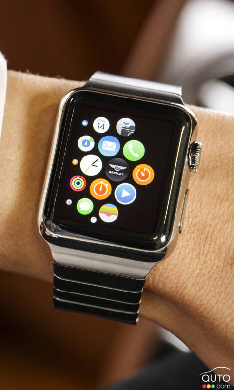 Control your Bentley Bentayga using your Apple Watch