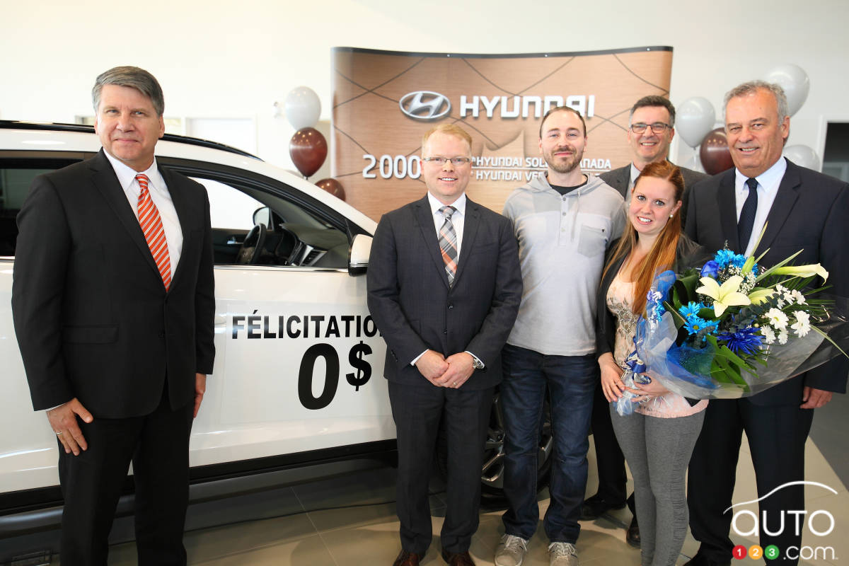 Hyundai achieves 2 million sales in Canada