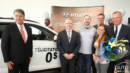 Hyundai franchit le cap des 2 millions de véhicules vendus au Canada