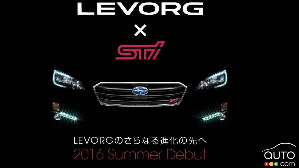Subaru announces Levorg STI in Japan