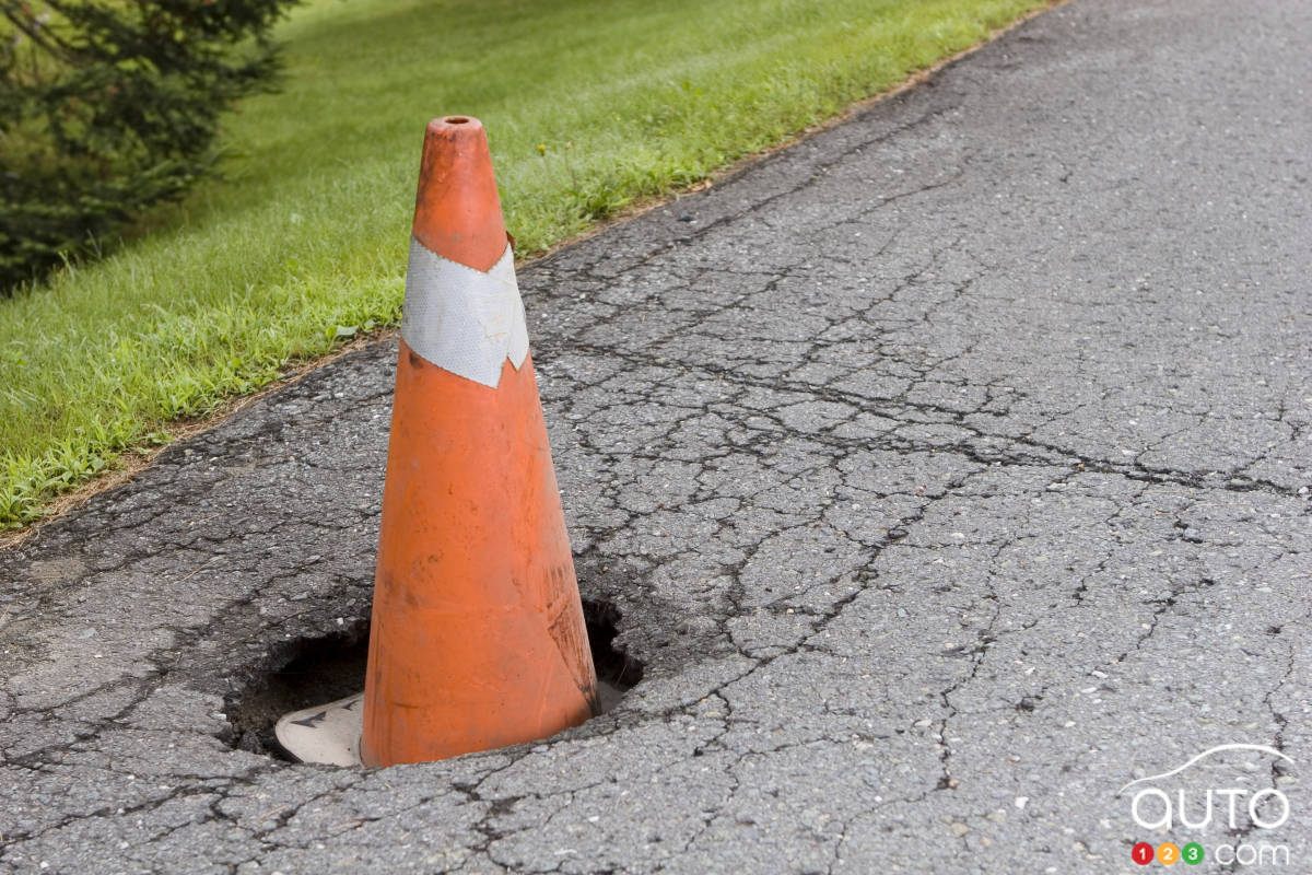 Bacteria could help prevent potholes, new testing suggests
