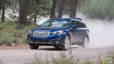Un rappel pour 48 500 Subaru Legacy et Outback 2016, dont 3500 au Canada