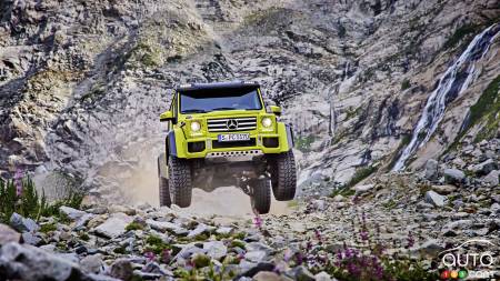 Le Mercedes-Benz G550 4X4 « carré » débarquera aux États-Unis en 2017