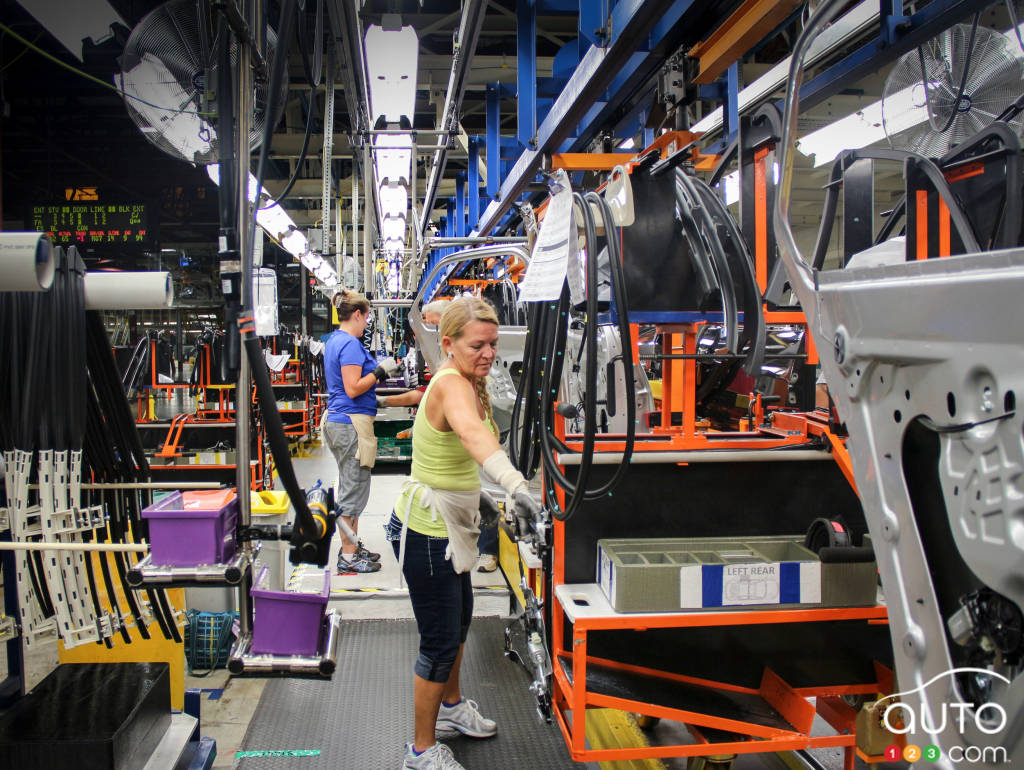 Une usine de General Motors en Ontario