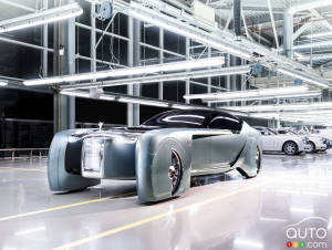 Rolls-Royce dévoile son concept très futuriste VISION NEXT 100