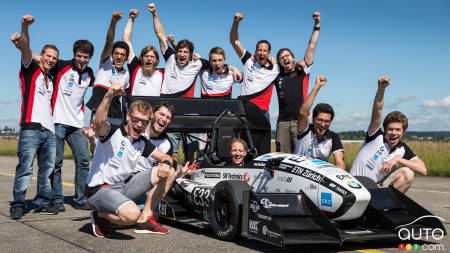 Electric car in Switzerland goes 0-100 in just 1.513 second!