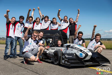 Electric car in Switzerland goes 0-100 in just 1.513 second!