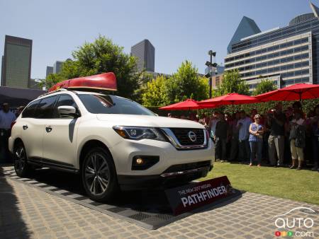 2017 Nissan Pathfinder makes global debut in Texas
