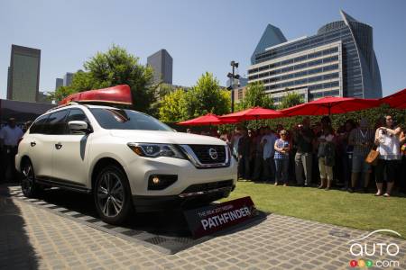 2017 Nissan Pathfinder makes global debut in Texas