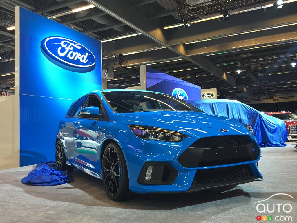 La Ford Focus RS au Salon de Montréal en janvier 2016