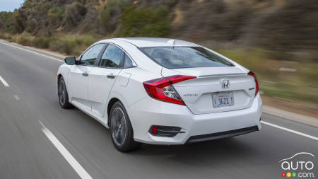 2016 Honda Civic Coupe recalled to fix taillights