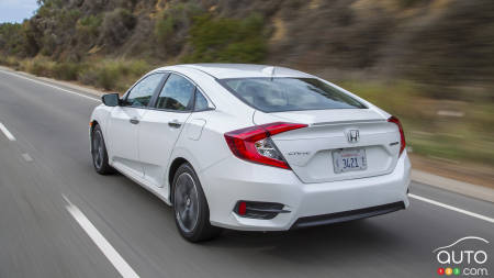 Un rappel pour 2492 Honda Civic 2016 au Canada