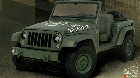 Un concept unique : le Jeep Wrangler 75e anniversaire Salute