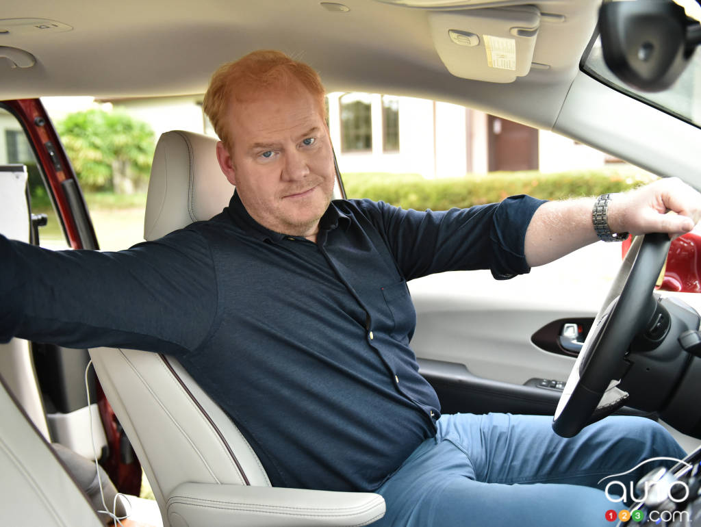 Jim Gaffigan et la Chrysler Pacifica 2017